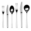 DAVID MELLOR CUTLERY Embassy six-piece cutlery place setting PRODUCT CODE 4992712 1 table knife 1 dessert knife 1 table fork 1 dessert fork 1 soup spoon 1 dessert spoon