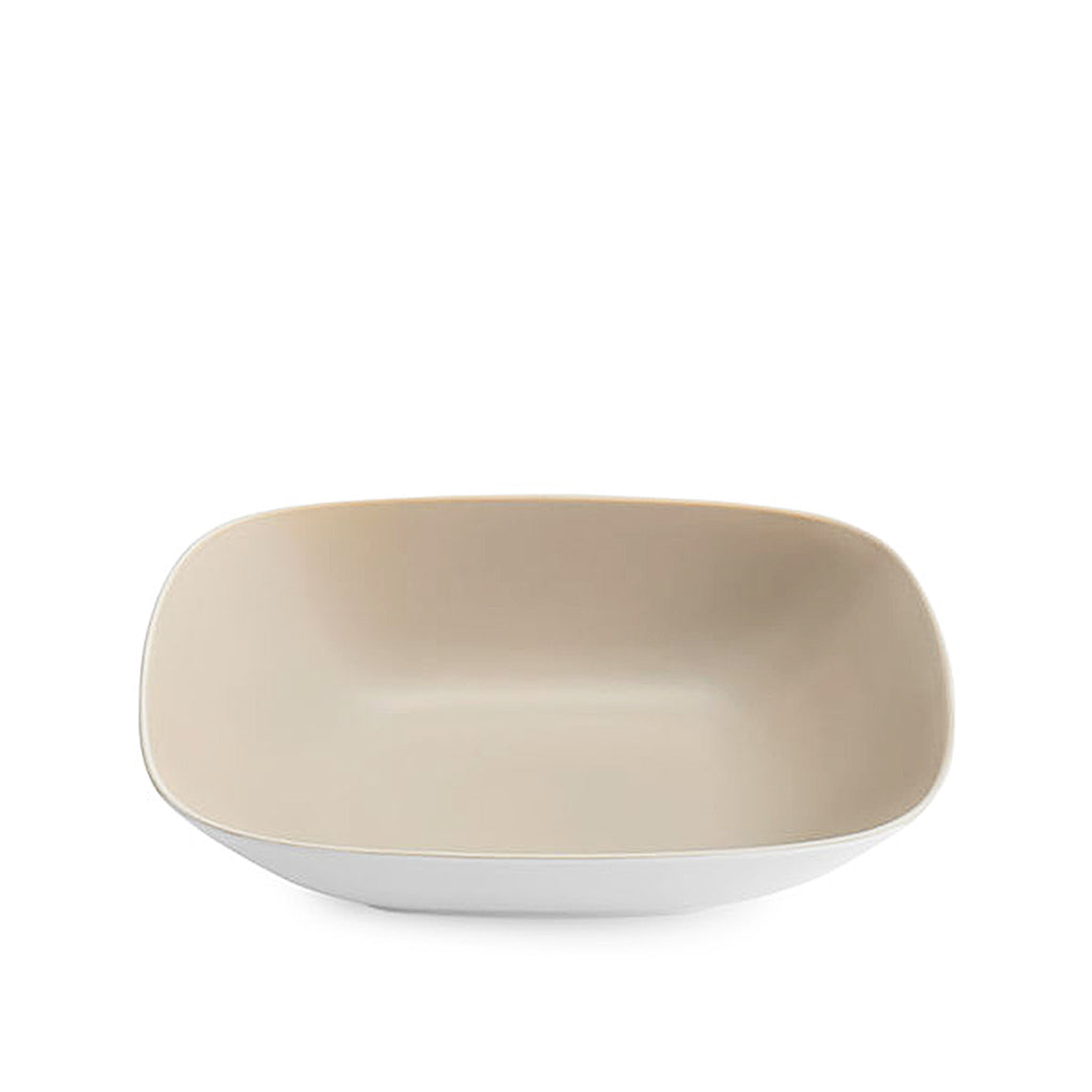 POP Square Serving Bowl - Sand. MT1031. The POP Square Serving Bowl in Chalk introduces a soft square shape to your table