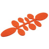 Verso Design Papu (Bean) long trivet in rosehip orange UP3-12. Verso’s Papu trivets add artistry to the table. Most trivets get put away after the meal, but these are beautiful enough for everyday display.