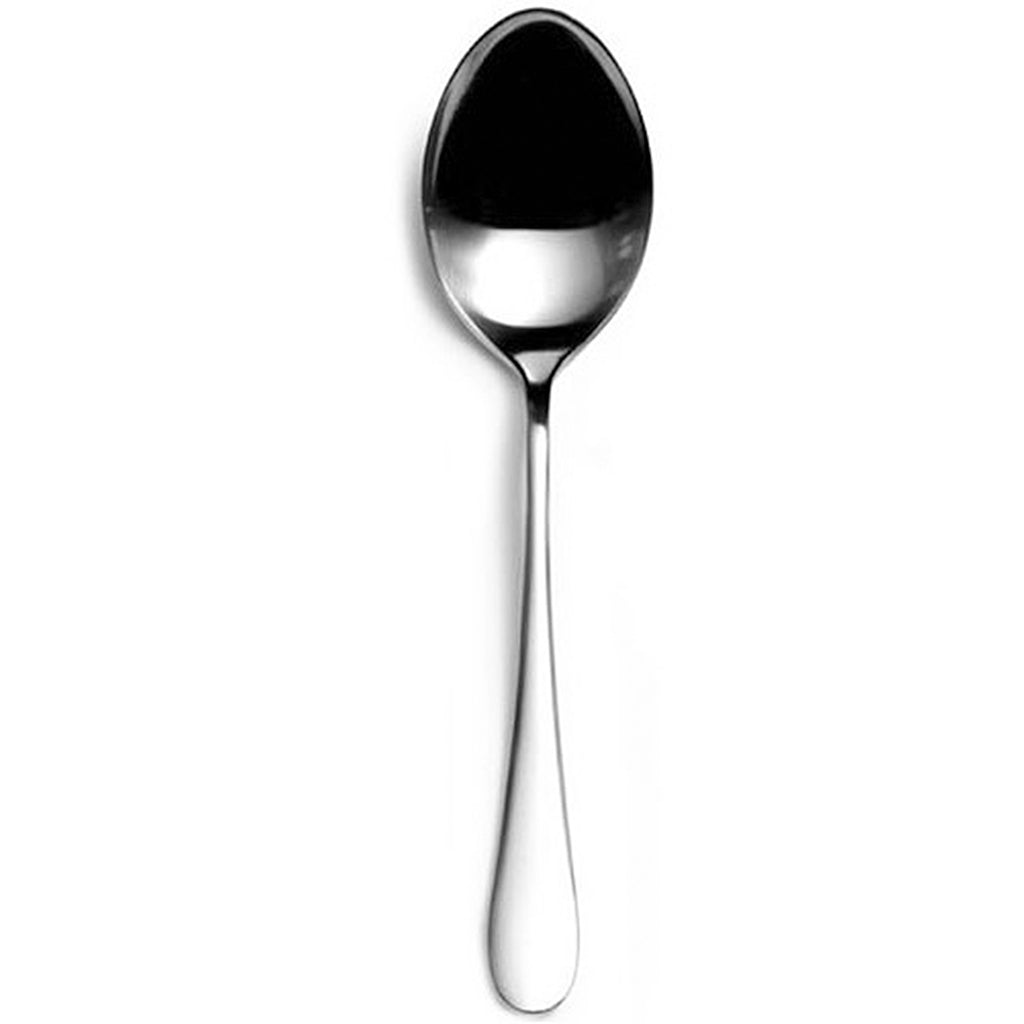 DAVID MELLOR CUTLERY Paris serving spoon PRODUCT CODE 2520599 Length: 20.5cm Width: 4.7cm Material: 18/10 stainless steel Dishwasher safe: Yes