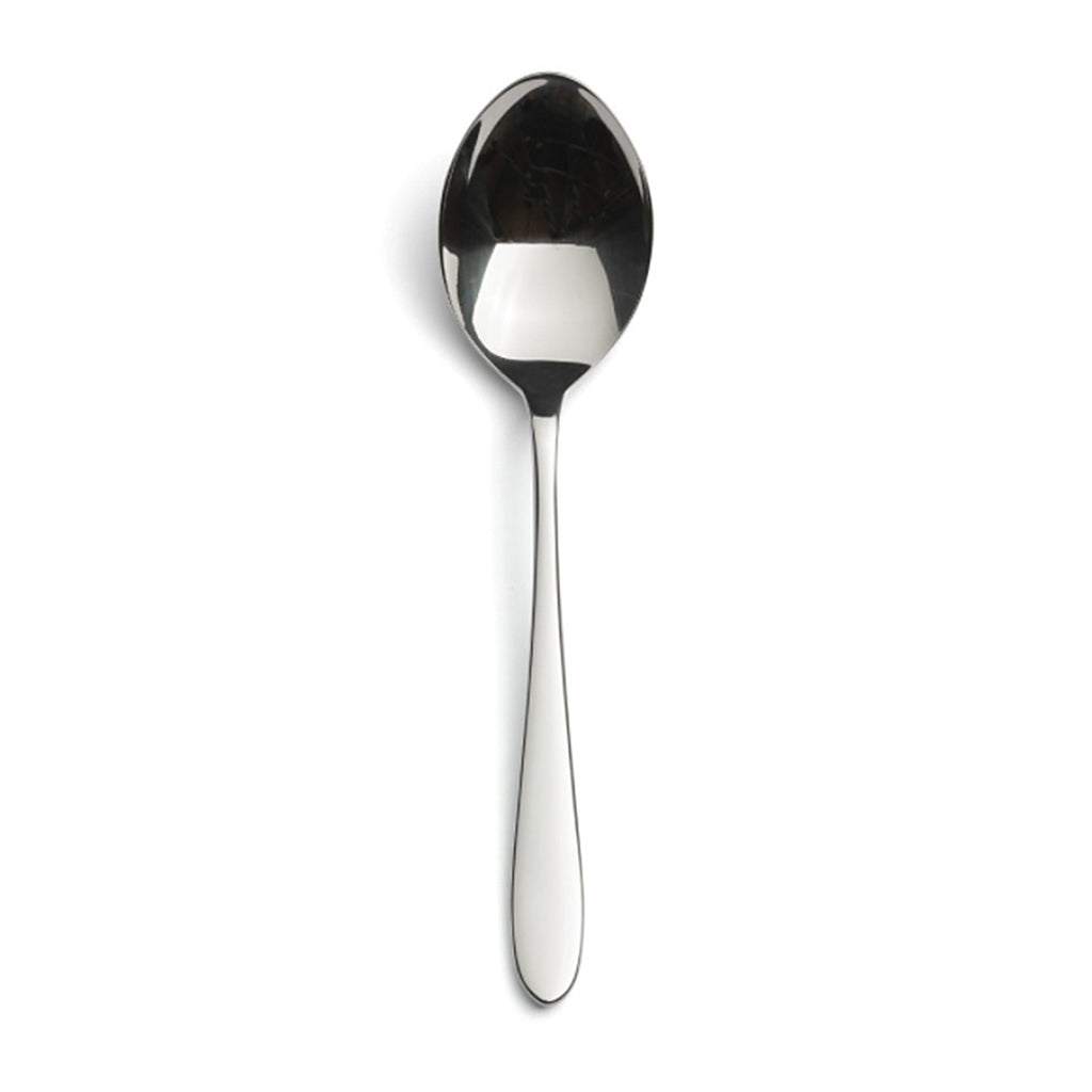 Pride stainless steel fruit spoon. PRODUCT CODE 2522169. Length: 15.1cm Width: 3.6cm Material: 18/10 stainless steel Dishwasher safe: Yes.