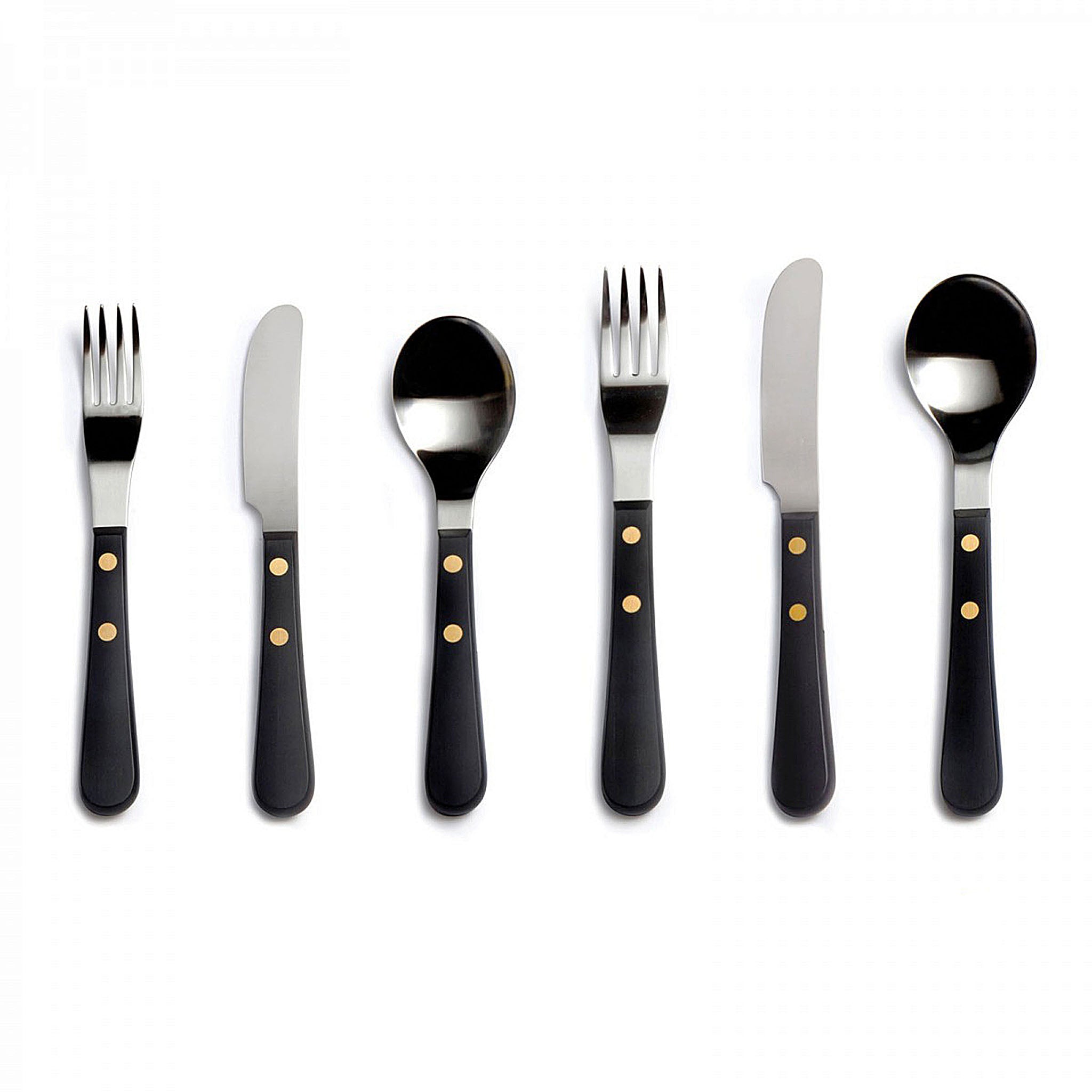 David Mellor デビッド・メラー Provencal カトラリーセット David Mellor Design Provençal Black Stainless Steel Cutlery
