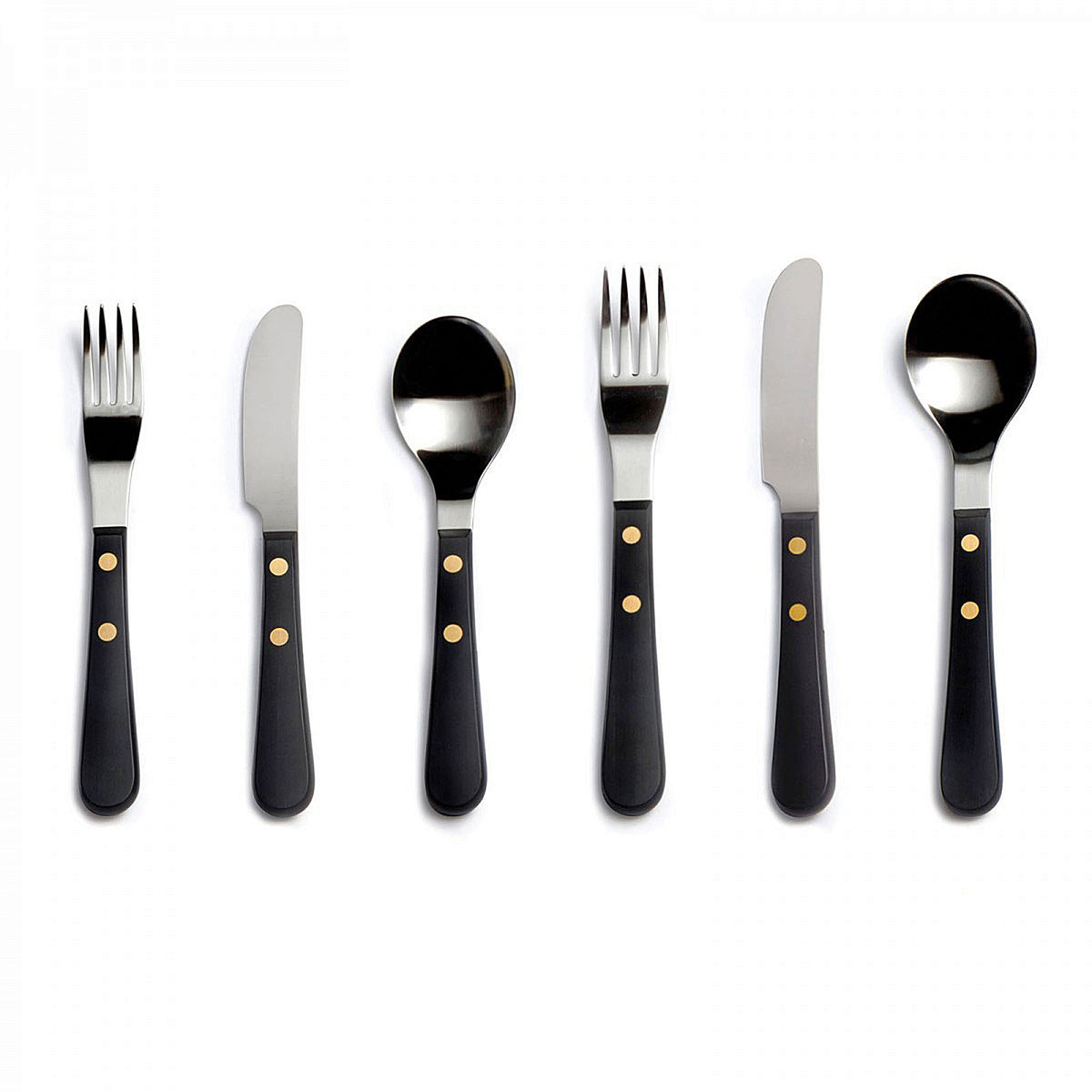 David Mellor デビッド・メラー Provencal カトラリーセット David Mellor Design Provençal Black Stainless Steel Cutlery