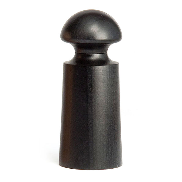 David Mellor small salt/pepper mill black. PRODUCT CODE 1802024. Height: 16.5cm Diameter: 6.8cm Material: European Beech, ceramic. Beautiful and original form in turned European beech.

Designed by Corin Mellor and exclusive to our shops. The unique sculptural shapes were developed in our own workshops.

The mills have a strong ceramic CrushGrind® mechanism effective for both salt and pepper which can be adjusted from fine to coarse.

They have a durable lacquer finish and come individually boxed.