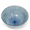 Blue and White Donburi Sensuji Lines bowl 6" diameter. 200453.