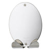 Black+Blum Boo! Polished Stainless-Steel Mirror and Coat Hook.
