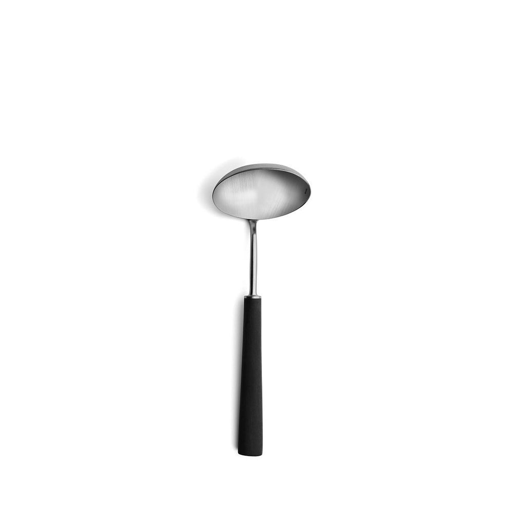 CUTIPOL EBONY SAUCE SPOON. EB.21 Weight 68.3 g (Length 20cm)