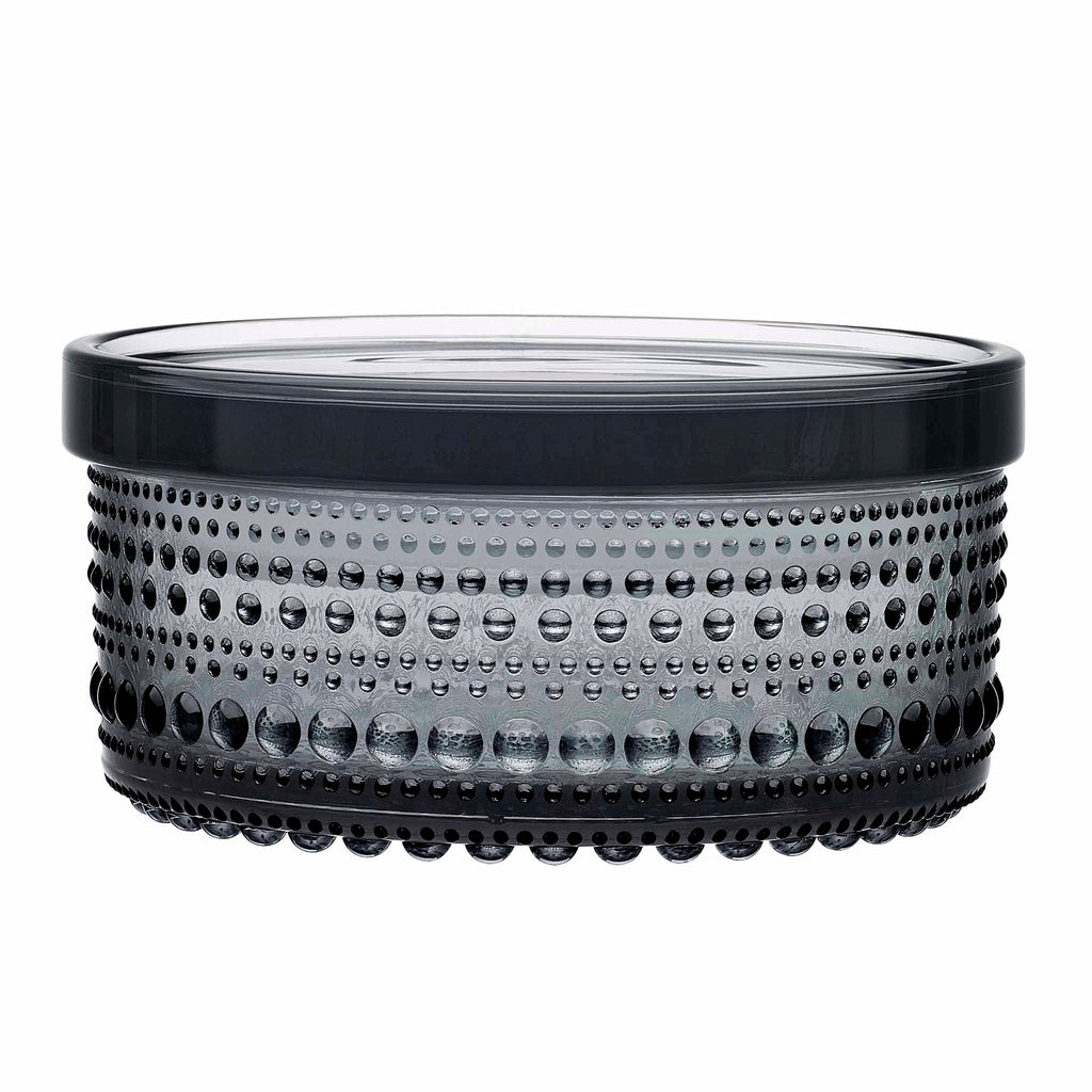 Iittala Kastehelmi Jar 116x57mm grey.