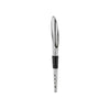 Rosendahl Pourer, Aerator & Decanter 25046. This pourer stopper aerates the wine, expanding its surface area to develop the taste.  Material: Stainless steel and black Diameter: 0.09" Length: 9.4" Width: 0.9" Please note: Not dishwasher-safe