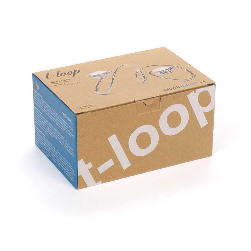T-Loop. Includes 2x tea lights. Individually boxed.